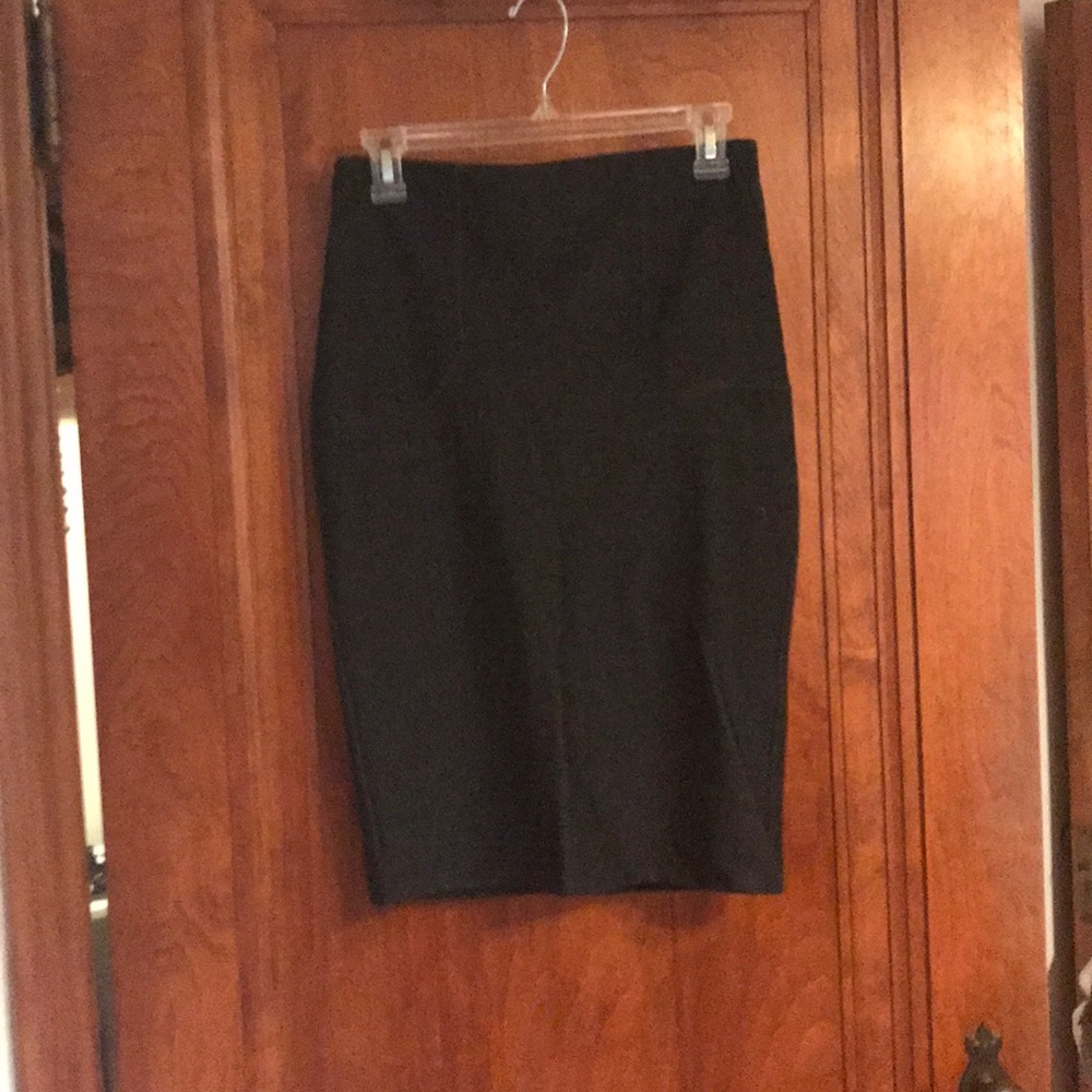 Dark Jean pencil skirt